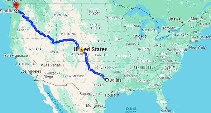 Texas to Washington Car Shipping Get Instant Quote